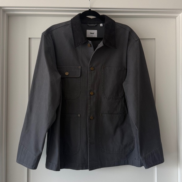 TNA Barnett Lightweight Chore Jacket - Coal Grey - Picture 1 of 3